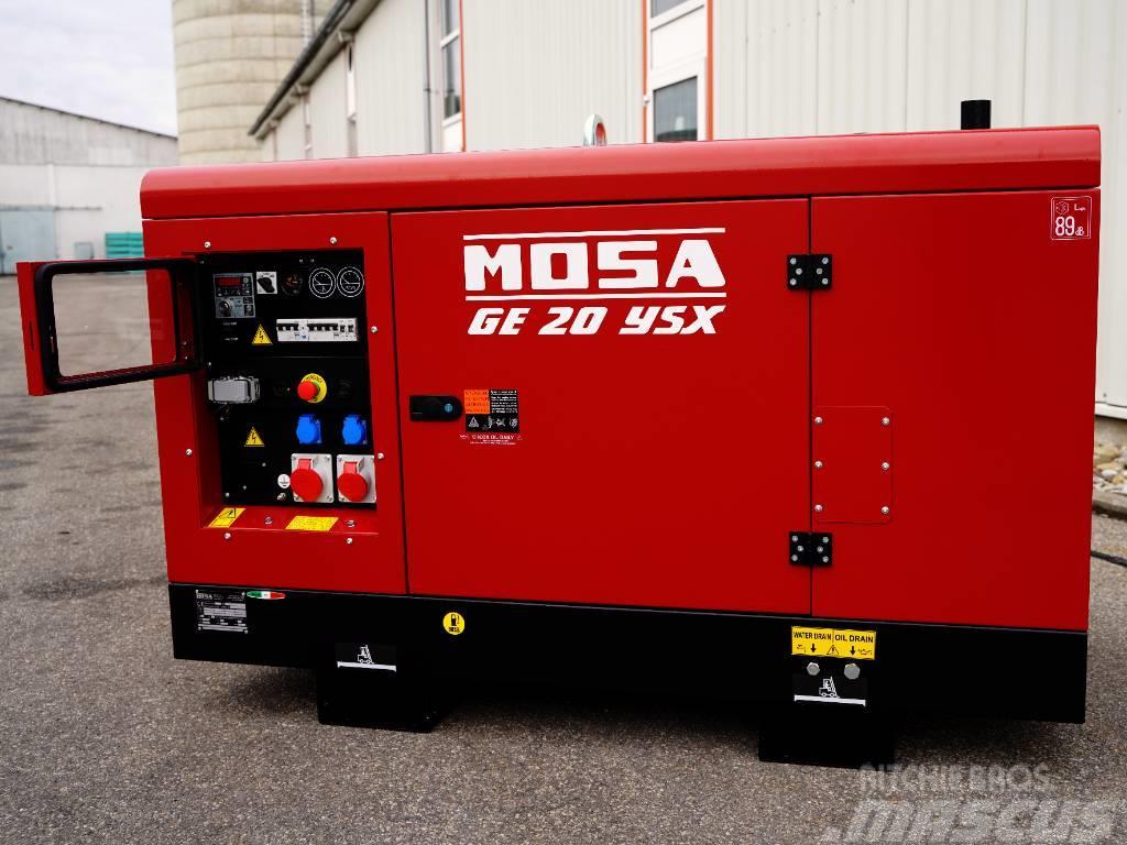 Mosa Stromerzeuger GE 20 YSX | 20 kVA (16 kW) / 400V Dízel áramfejlesztők