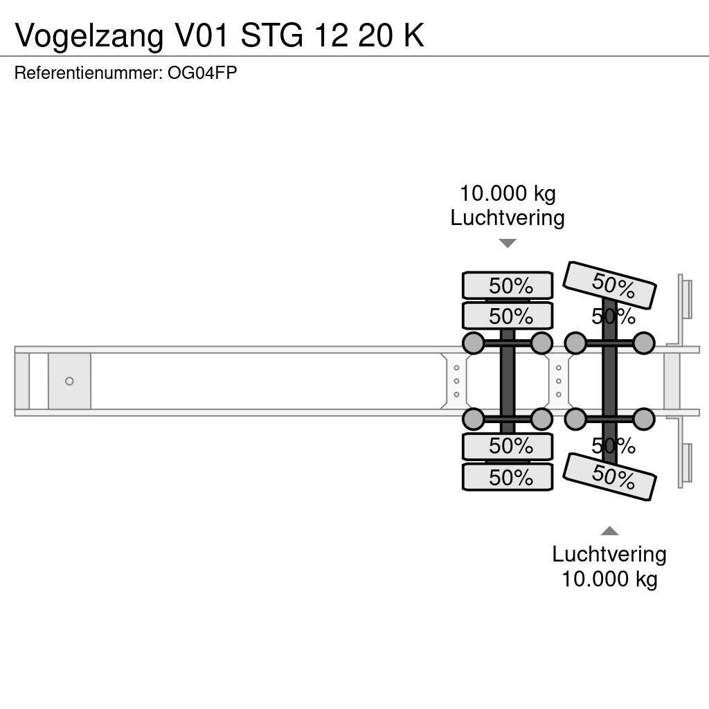 Vogelzang V01 STG 12 20 K Dobozos félpótkocsik