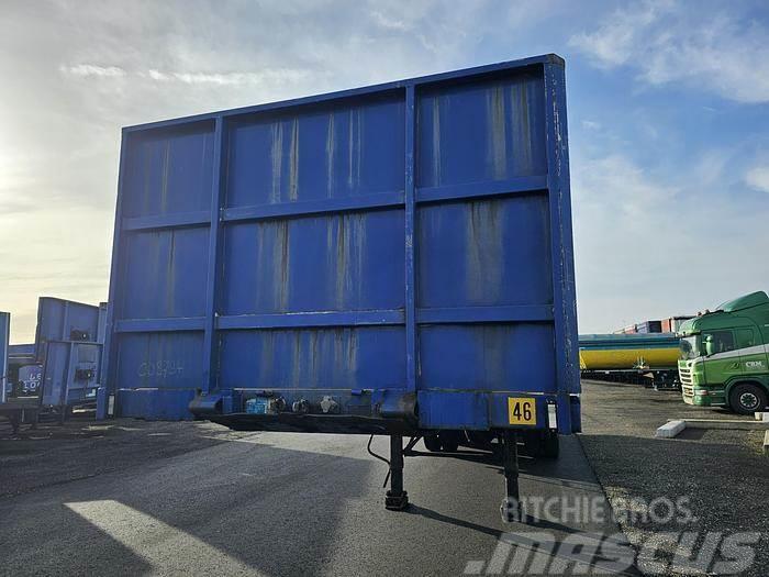 Contar B1828 dls| heavy duty| flatbed trailer with contai Platós / Ponyvás félpótkocsik