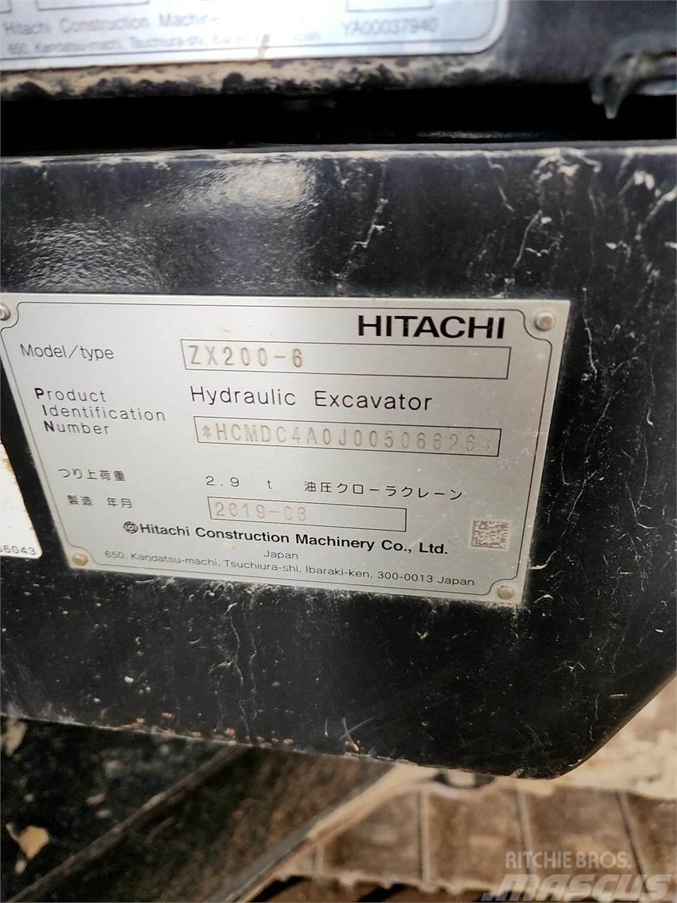 Hitachi ZX200-6 Lánctalpas kotrók
