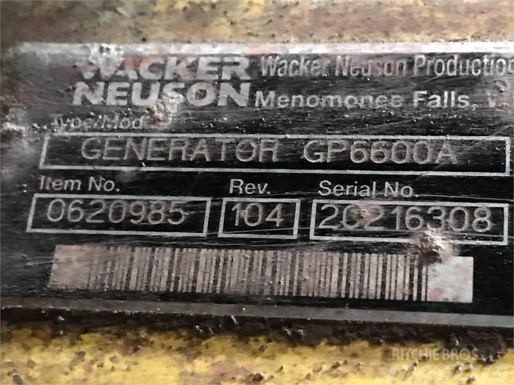 Wacker Neuson GP6600A Egyéb Áramfejlesztők