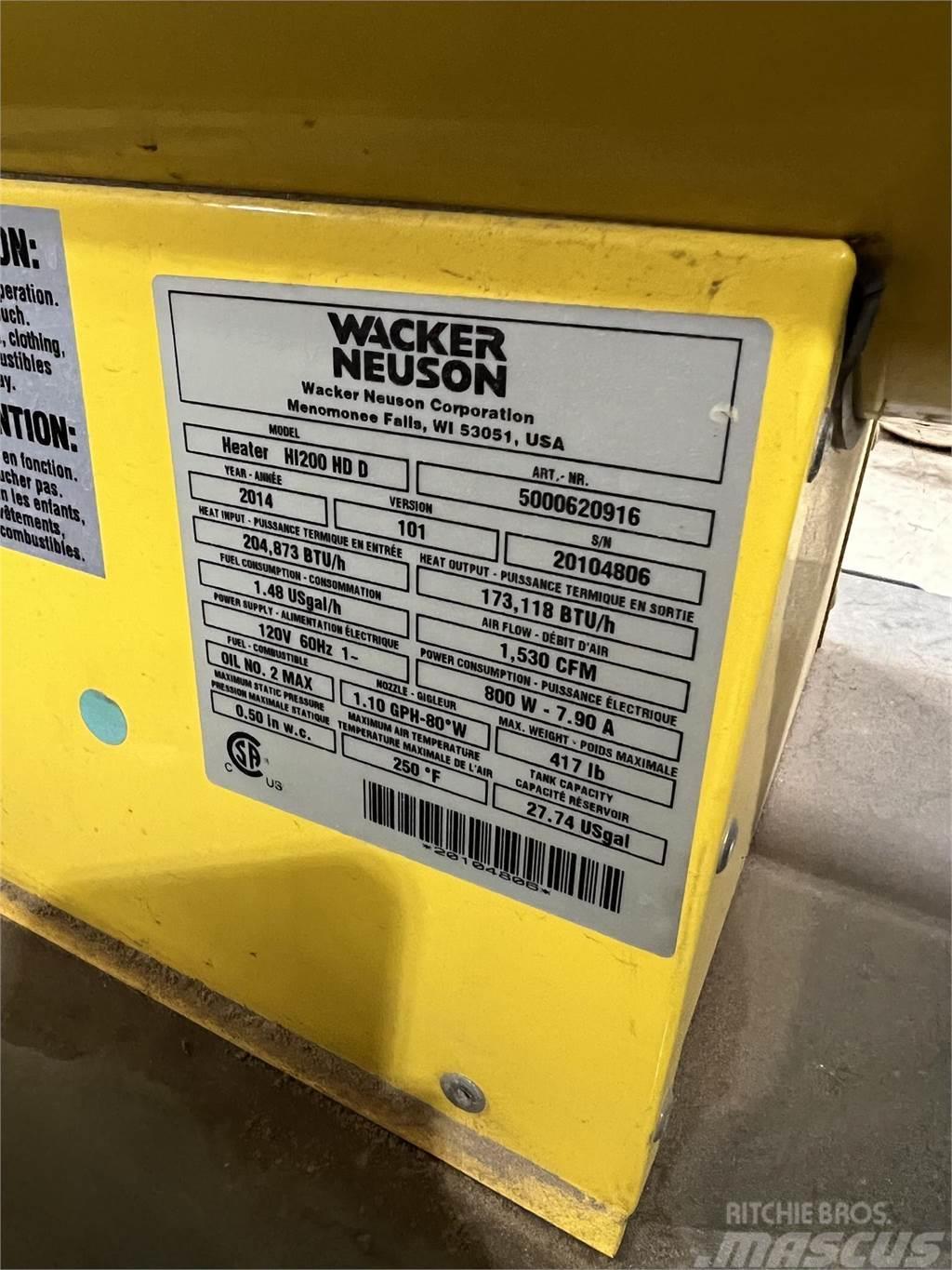 Wacker Neuson HI200HD Aszfalt fűtők