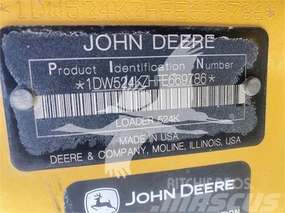 John Deere 524K Gumikerekes homlokrakodók