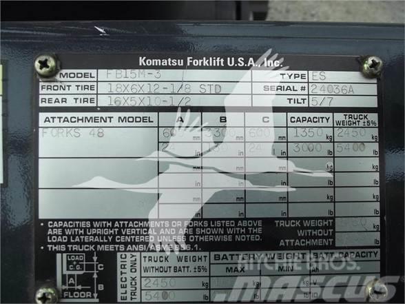 Komatsu FB15M-3 Dízel targoncák