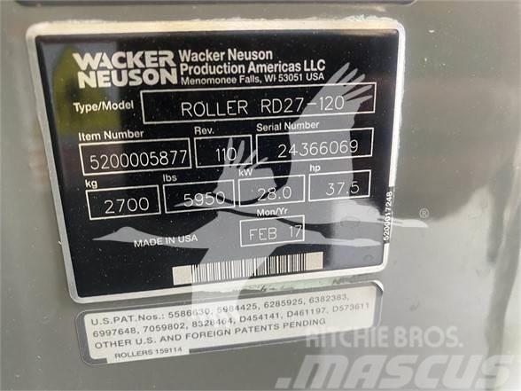 Wacker Neuson RD27-120 Egydobos hengerek