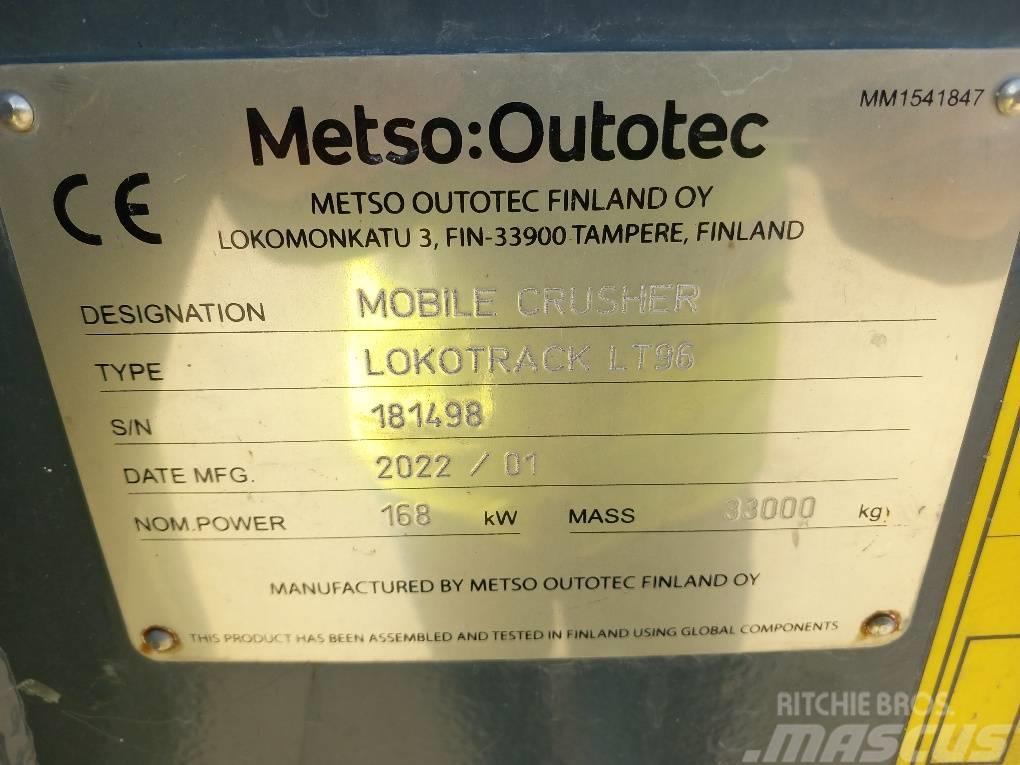 Metso Lokotrack LT 96 Mobil törőgépek