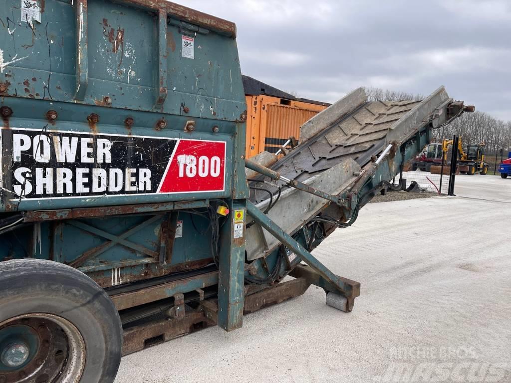 PowerScreen Powershredder 1800 Irat megsemmisítők