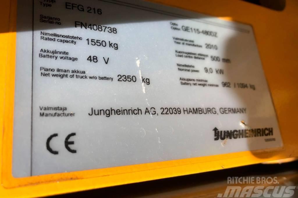 Jungheinrich EFG 216 Elektromos targoncák