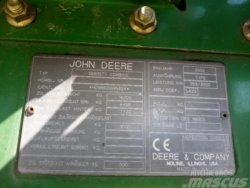 John Deere 9880 STS Kombájnok