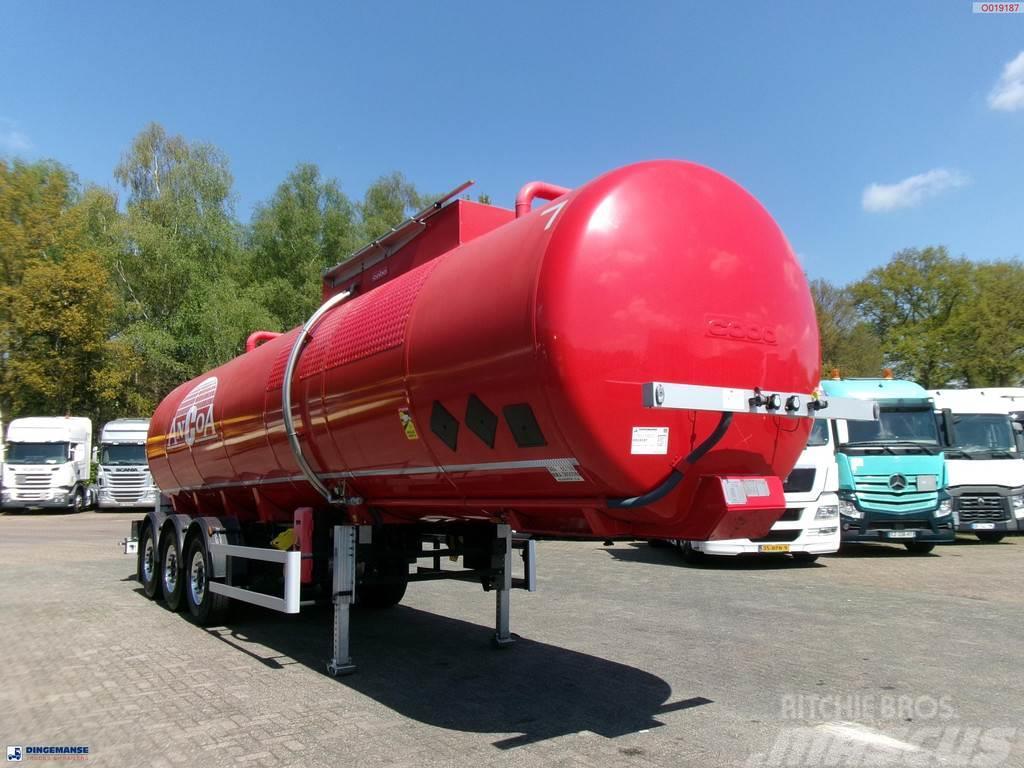 Cobo Bitumen tank inox 34 m3 / 1 comp Tartályos félpótkocsik