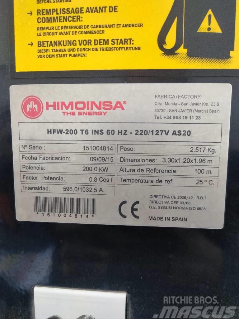 Himoinsa HFW-200T6 Dízel áramfejlesztők