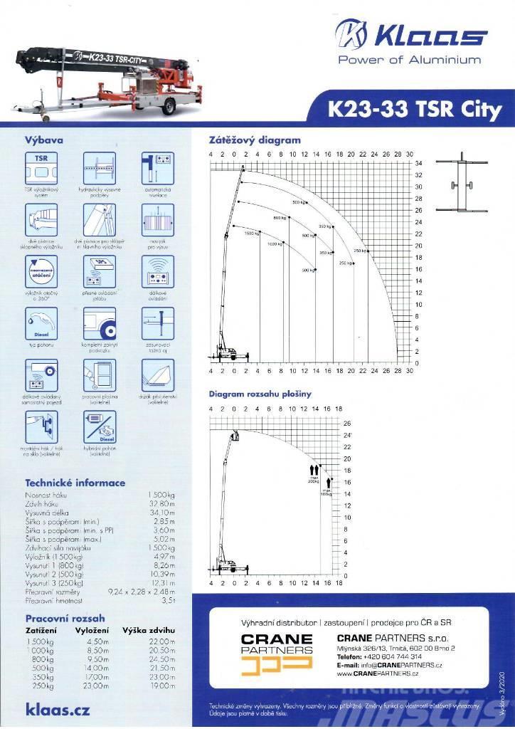 Klaas K 23-33 RS City Torony daruk