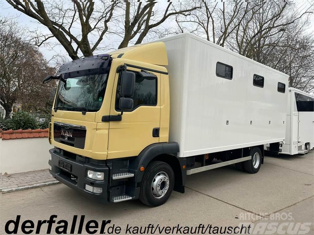 MAN 15250 6 Pferde neuer Aufbau, Automatik Állatszállító teherautók