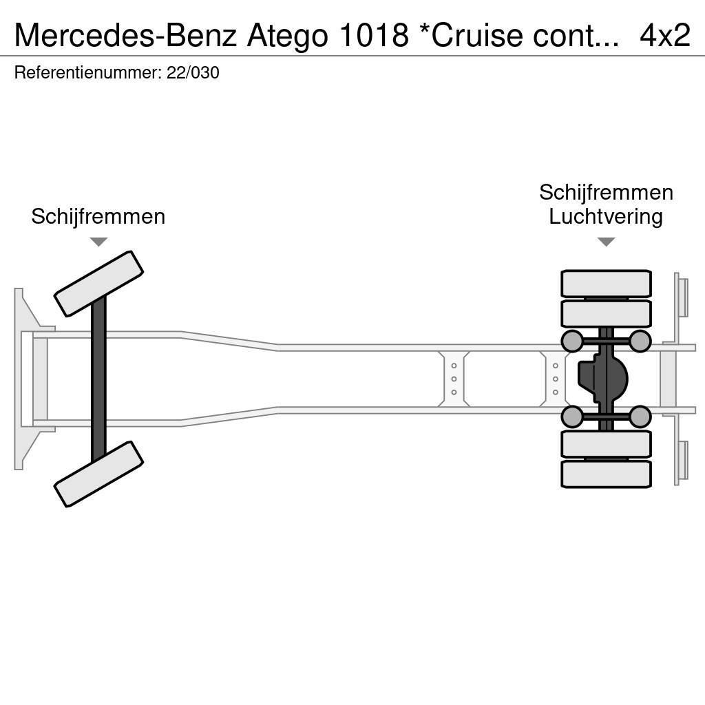 Mercedes-Benz Atego 1018 *Cruise control*Airco*Achteruitrijcamer Állatszállító teherautók