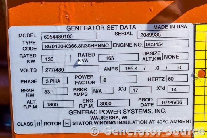 Generac 130 kW - JUST ARRIVED Egyéb Áramfejlesztők
