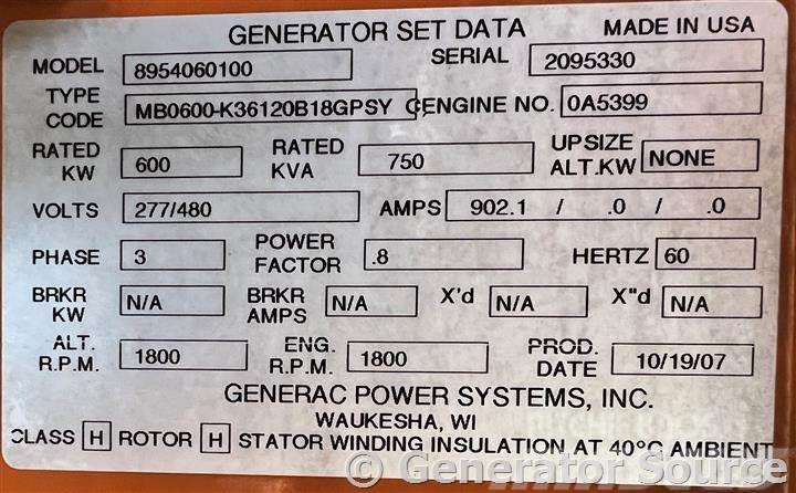 Generac 600 kW - JUST ARRIVED Egyéb Áramfejlesztők