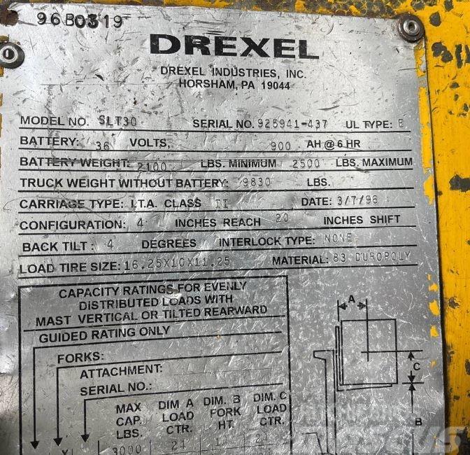 Drexel SLT30 Elektromos targoncák