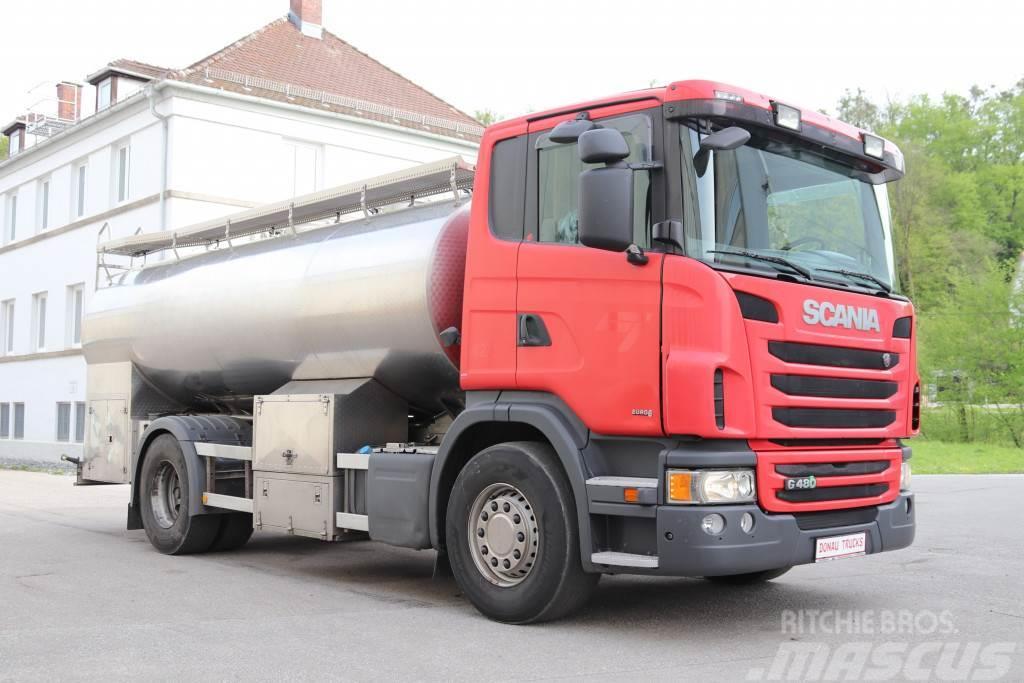 Scania G480 E6 Milch Isoliert 11.000L 3 Kammern Pumpe Tartályos teherautók
