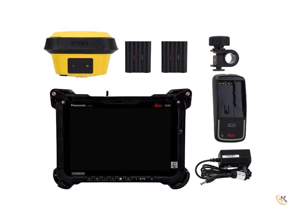 Leica iCON iCG70 Network Rover Receiver w/ CC200 & iCON Egyéb alkatrészek