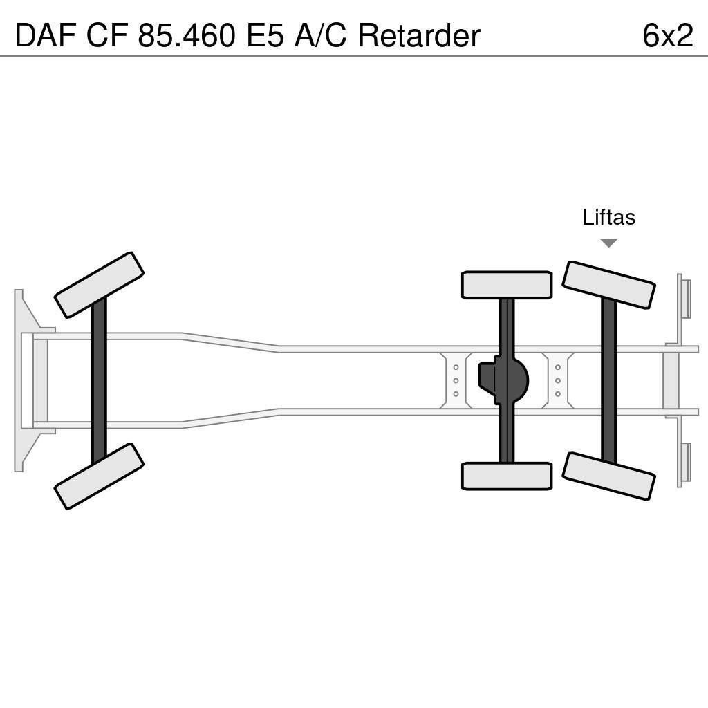 DAF CF 85.460 E5 A/C Retarder Platós / Ponyvás teherautók
