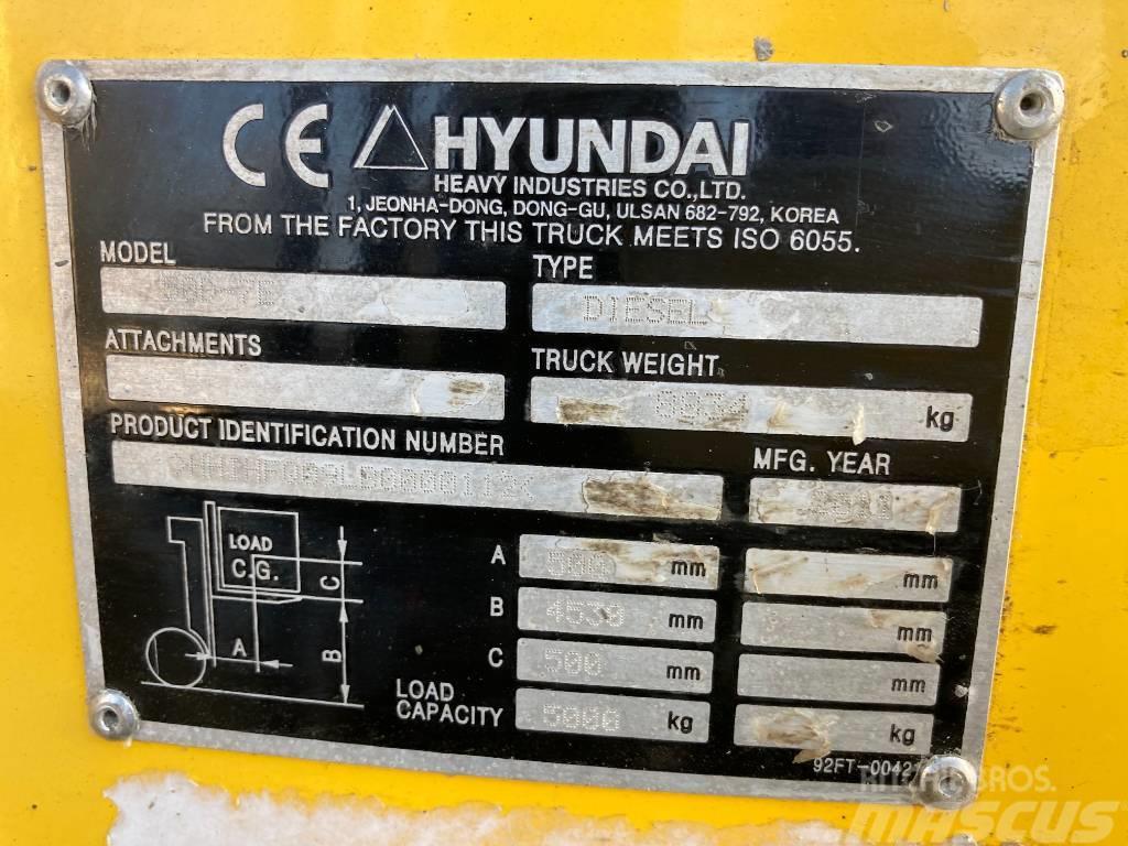 Hyundai 50 D-7 E Dízel targoncák