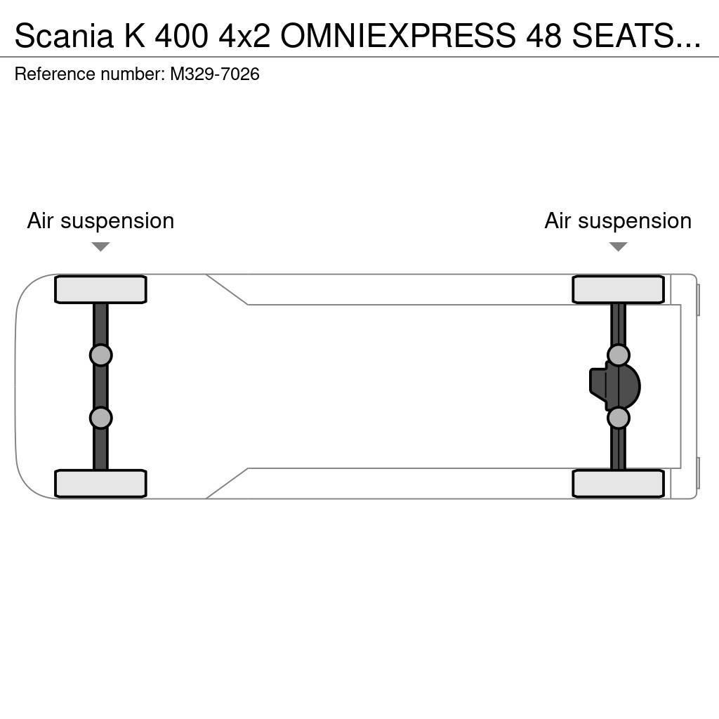Scania K 400 4x2 OMNIEXPRESS 48 SEATS + 21 STANDING / EUR Távolsági buszok