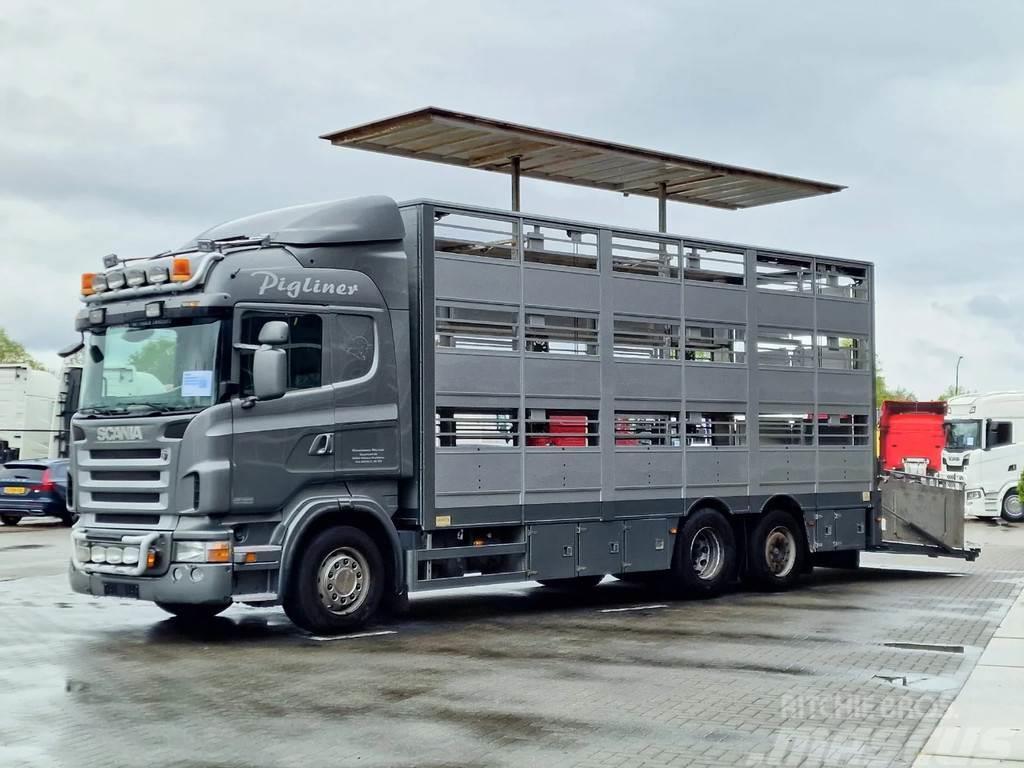 Scania R380 Highline 6x2*4 - Berdex 3 deck livestock - Lo Állatszállító teherautók
