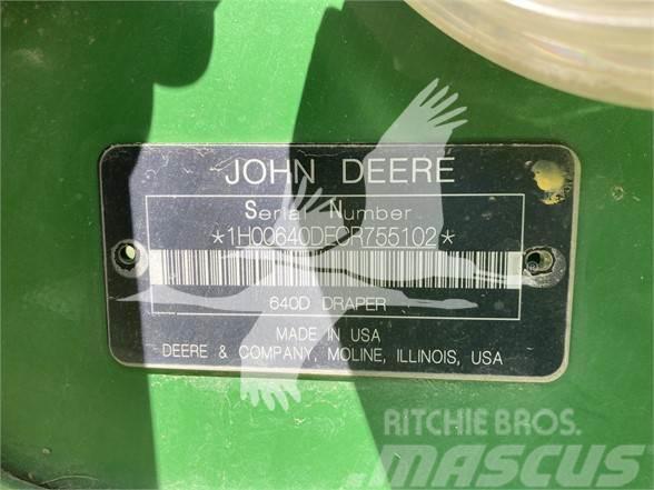 John Deere 640D Kombájn adapterek
