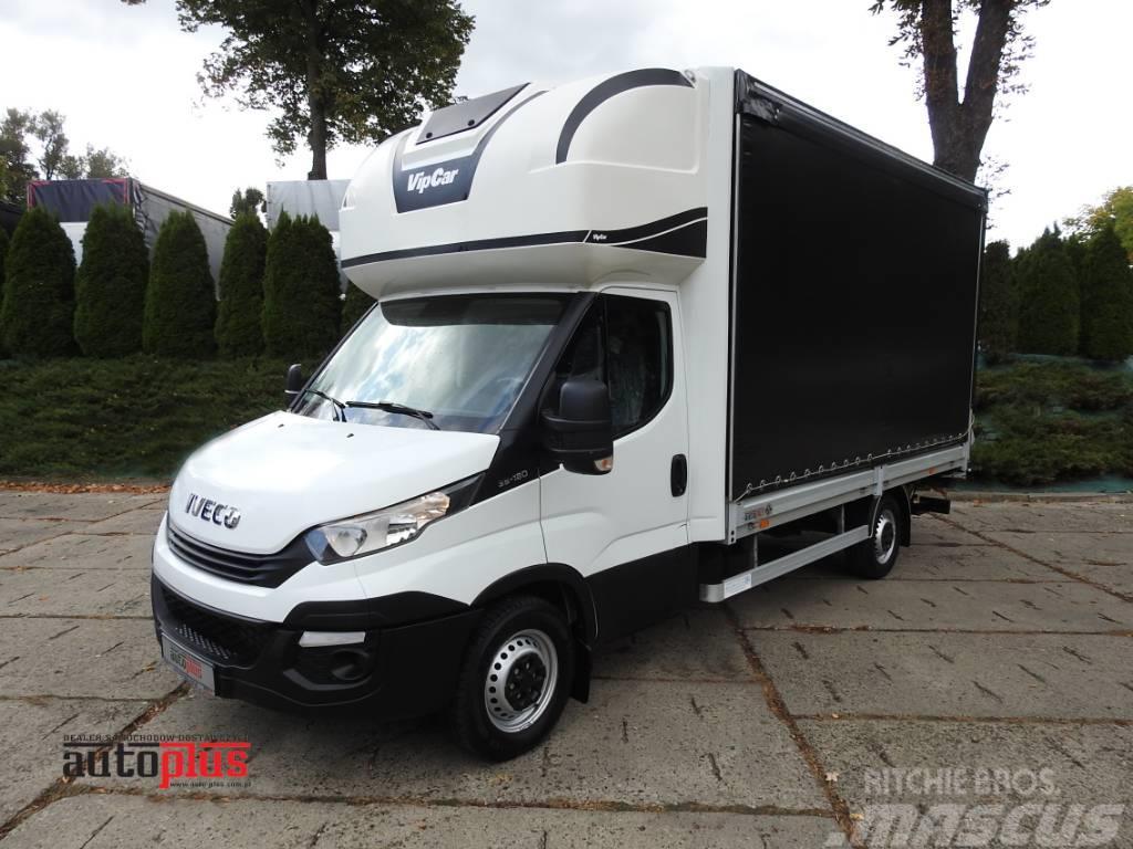 Iveco DAILY 35S18 TARPAULIN 8 PALLETS LIFT A/C Dobozos