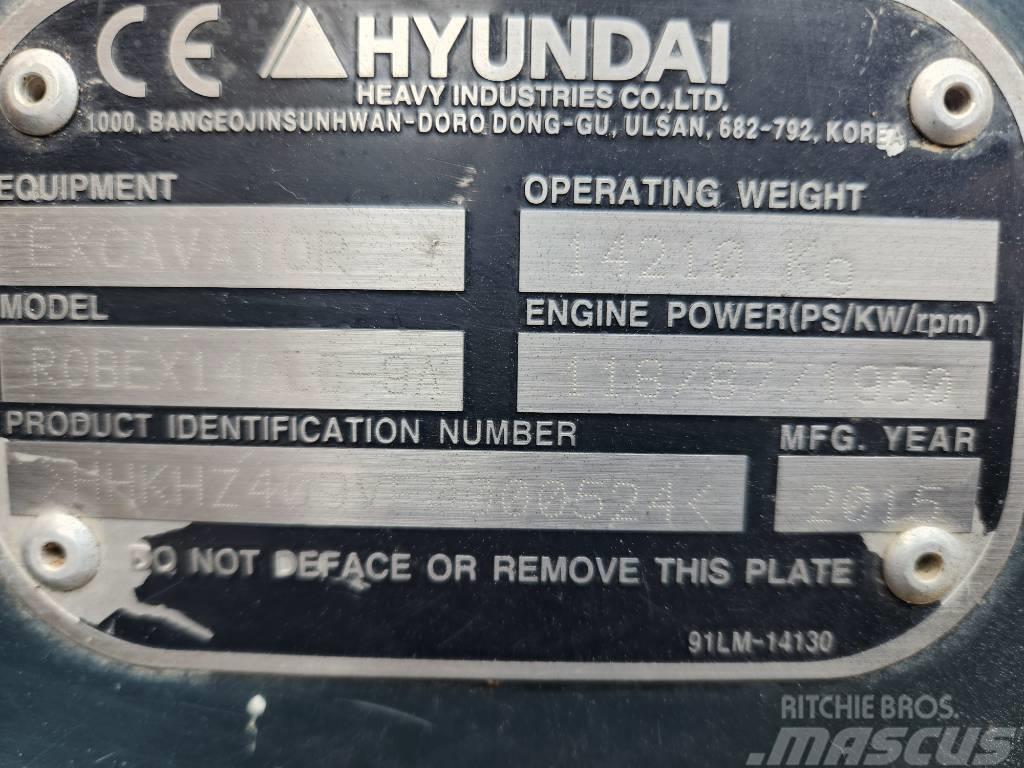 Hyundai 140LC-9A Lánctalpas kotrók