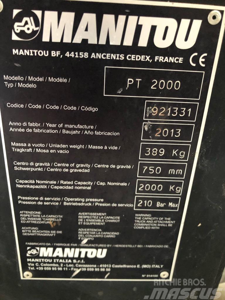 Manitou PT2000 Egyéb adapterek és tartozékok