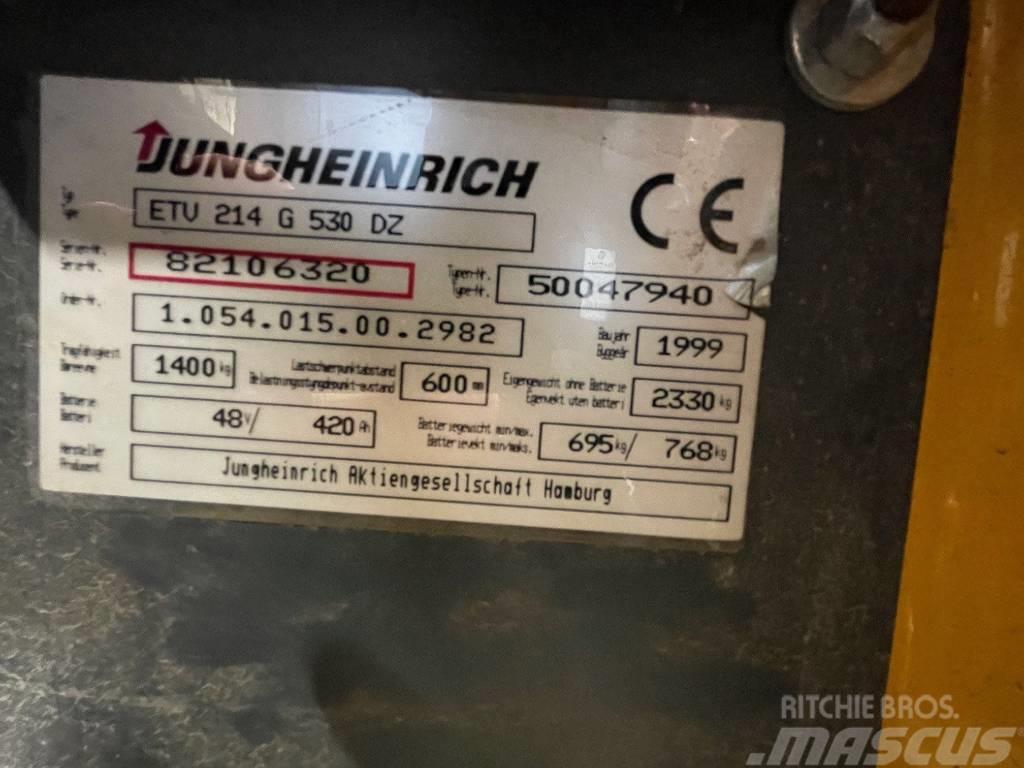 Jungheinrich ETV 214 G 530 DZ Tolóoszlopos targonca