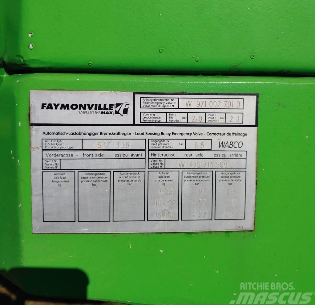 Faymonville STZ-3UB Sattelauflieger Mélybölcsős félpótkocsik