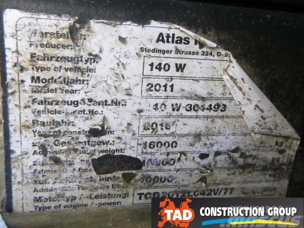 Atlas 140 W Gumikerekes kotrók