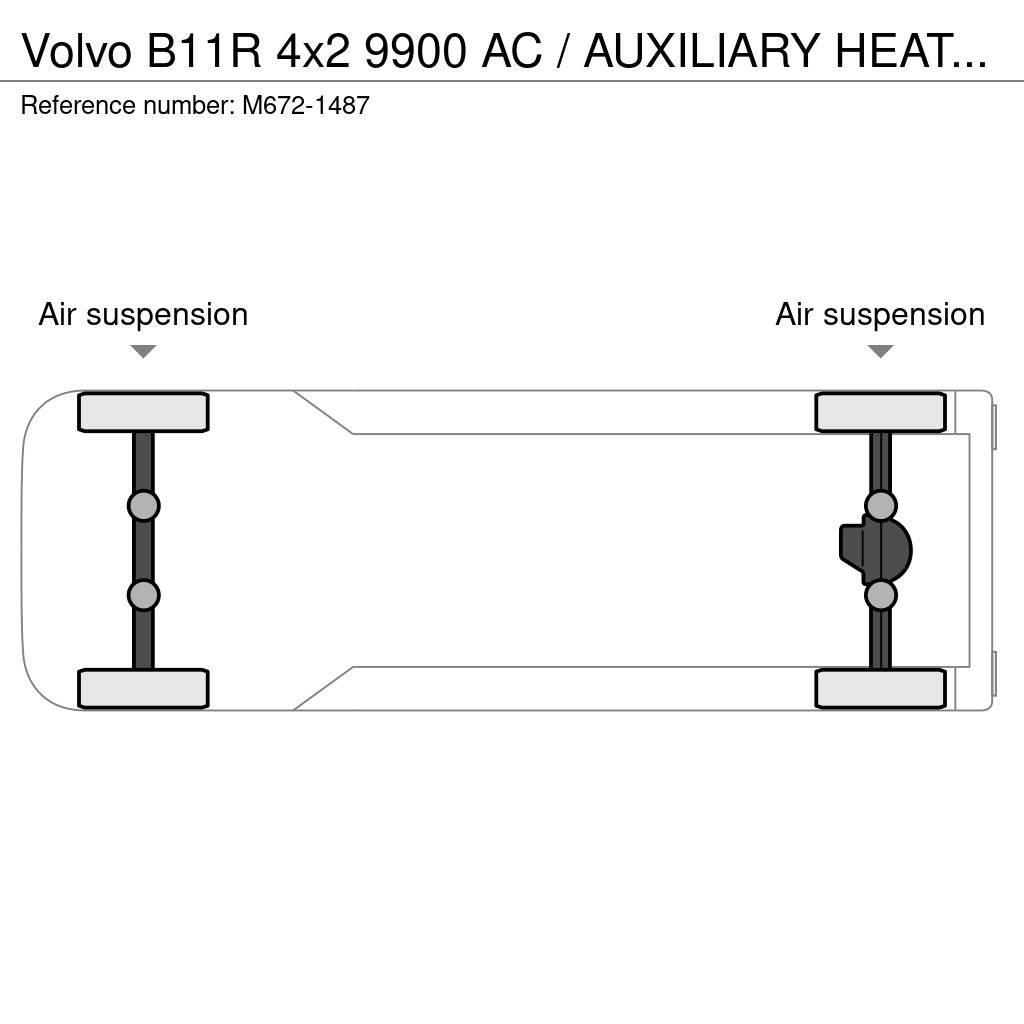 Volvo B11R 4x2 9900 AC / AUXILIARY HEATING / CD / TV / W Kirándulóbuszok