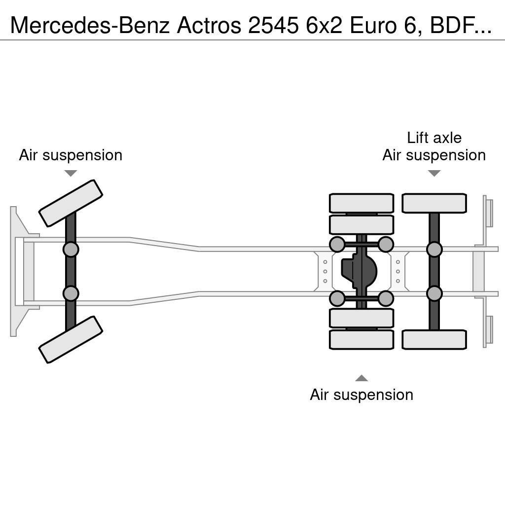 Mercedes-Benz Actros 2545 6x2 Euro 6, BDF system, ACC, Retarder Multifunkciós teherautók