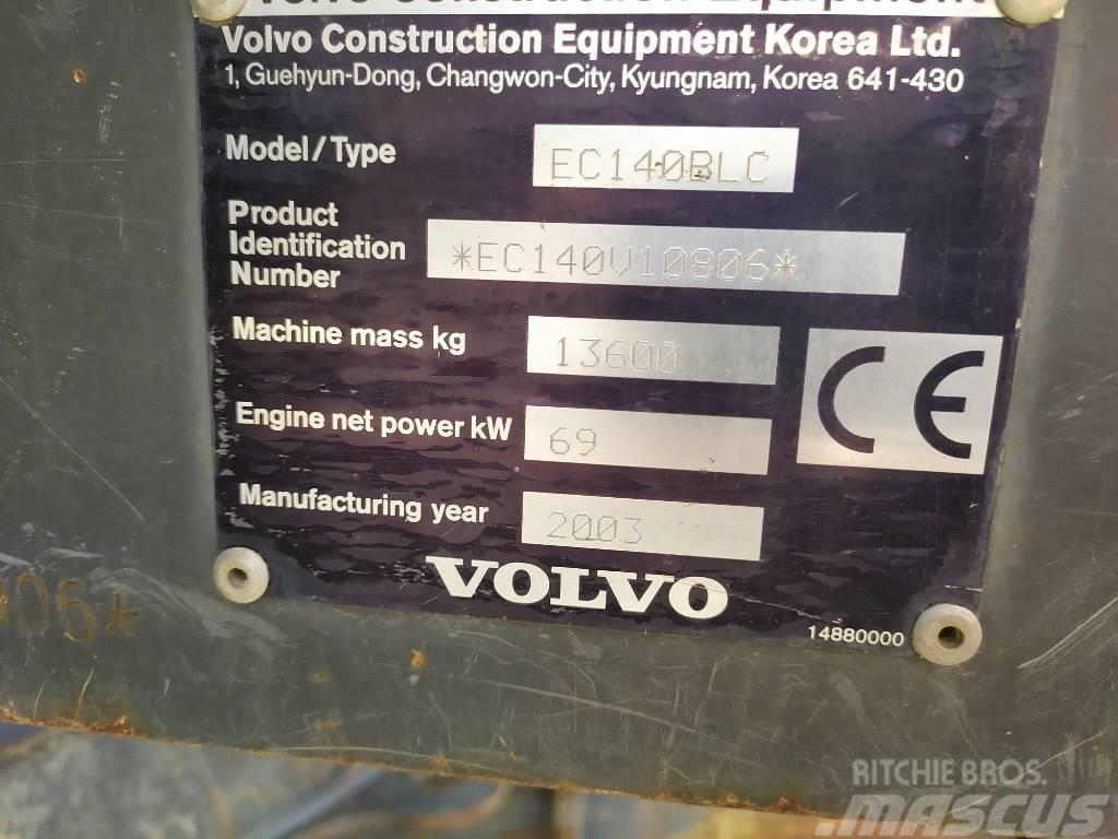 Volvo EC 140 B LC Lánctalpas kotrók