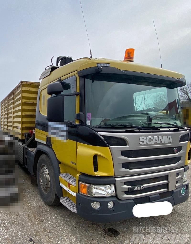 Scania P 450/KIPPER/EPSILON 120/LIFT-LENK-ACHSE/TÜV! Billenő teherautók
