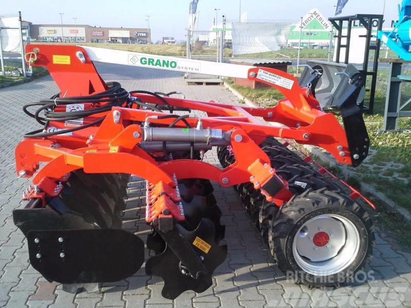 Top-Agro GRANO Disc harrow + lift + tires roller 2,5m Tárcsás boronák