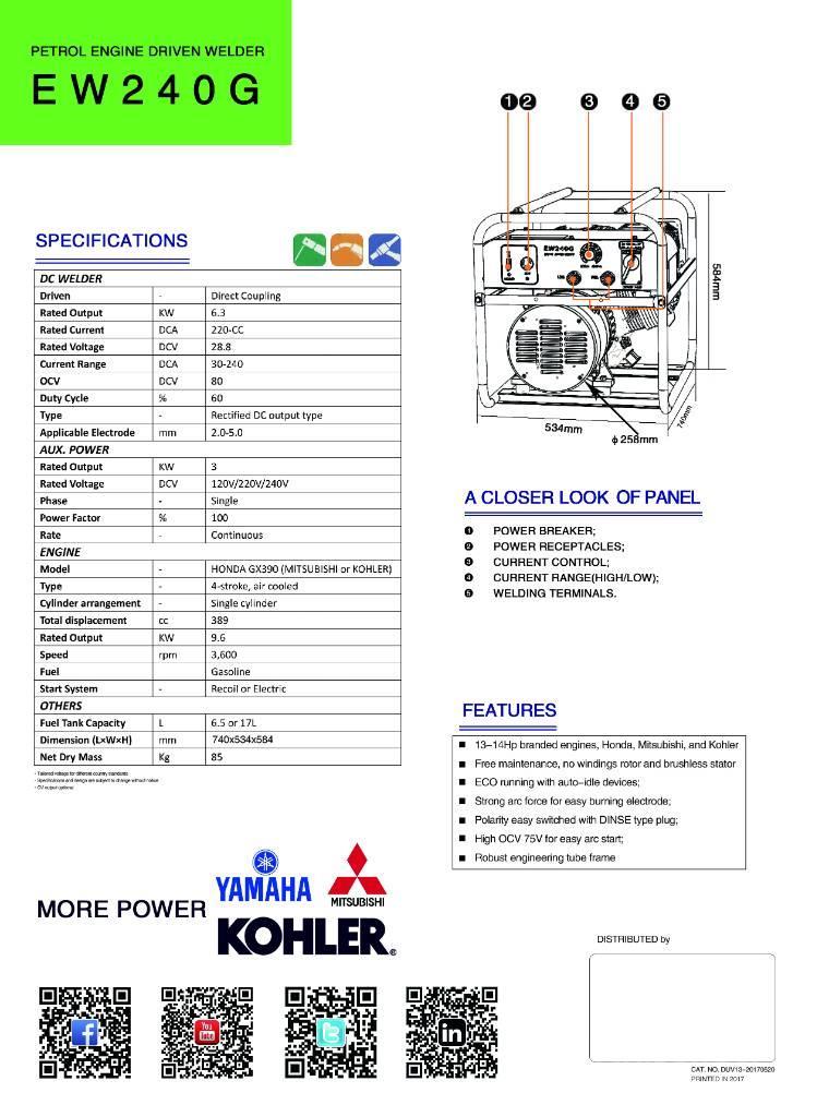  Canton Fair Arc welder generator EW240G Heggesztő berendezések