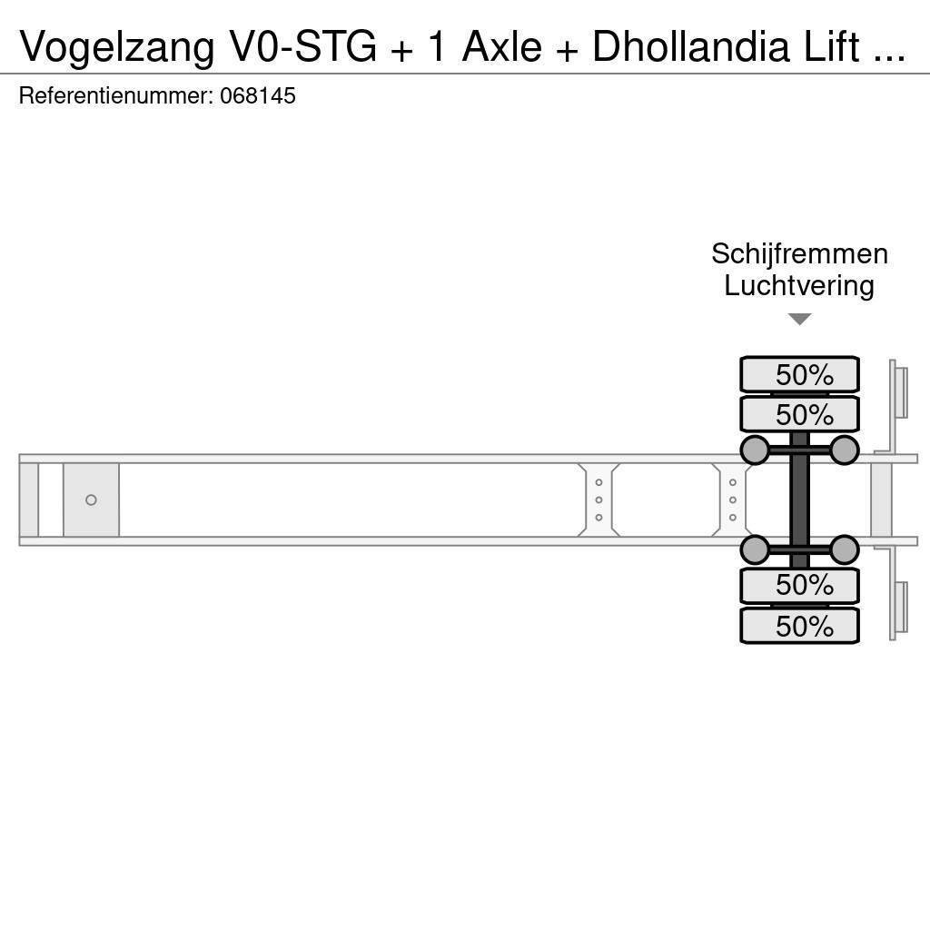 Vogelzang V0-STG + 1 Axle + Dhollandia Lift + Carrier Vector Hűtős félpótkocsik