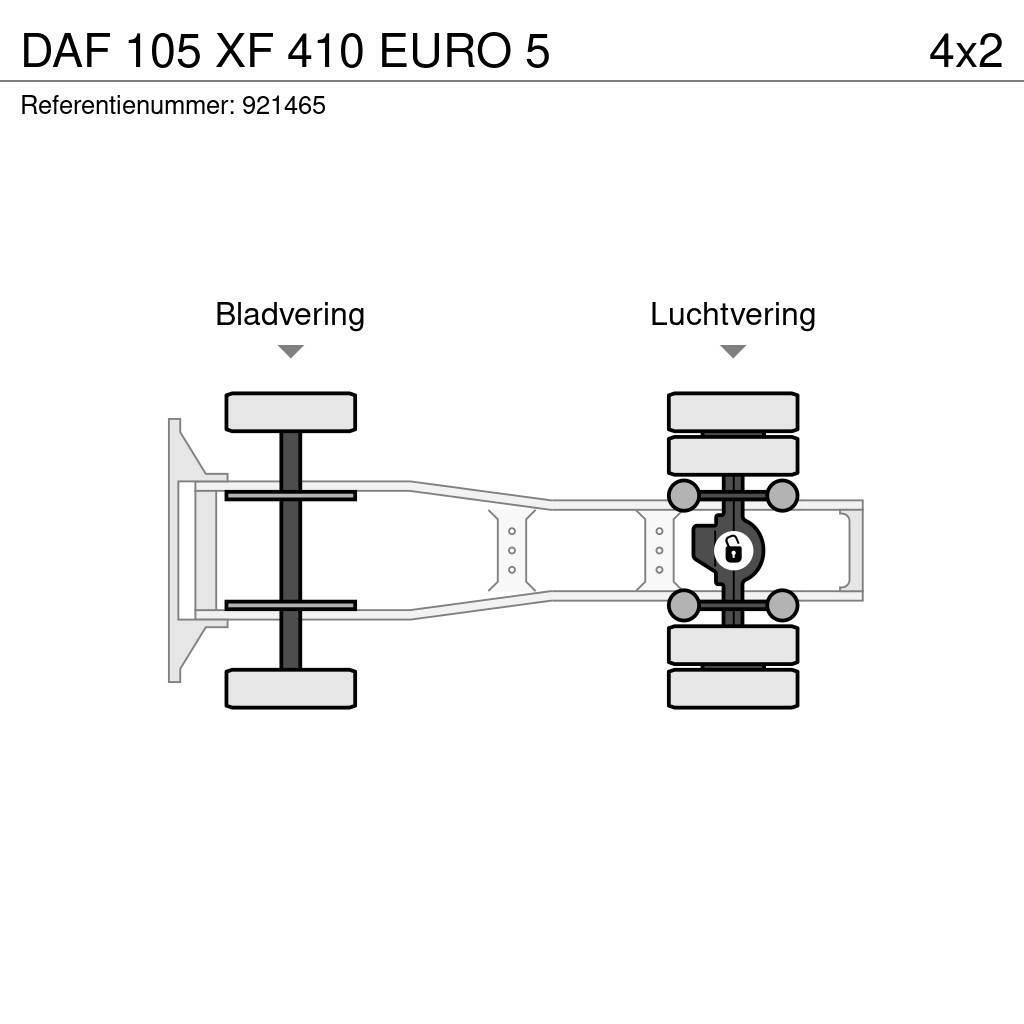 DAF 105 XF 410 EURO 5 Nyergesvontatók