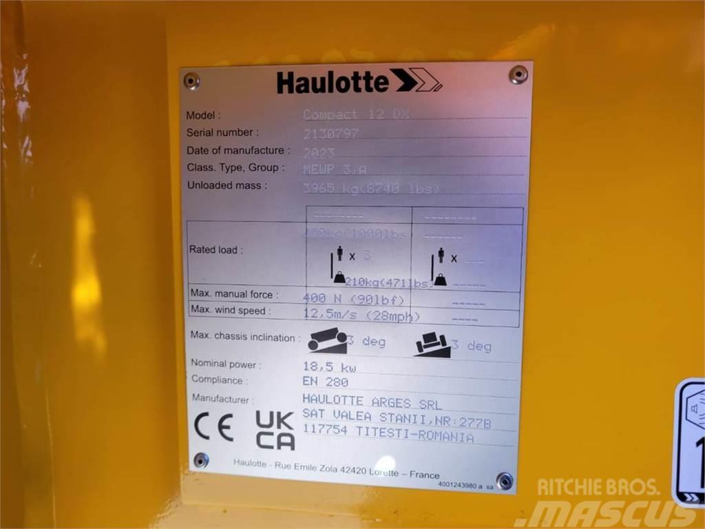 Haulotte COMPACT 12DX Valid Inspection, *Guarantee! Diesel, Ollós emelők