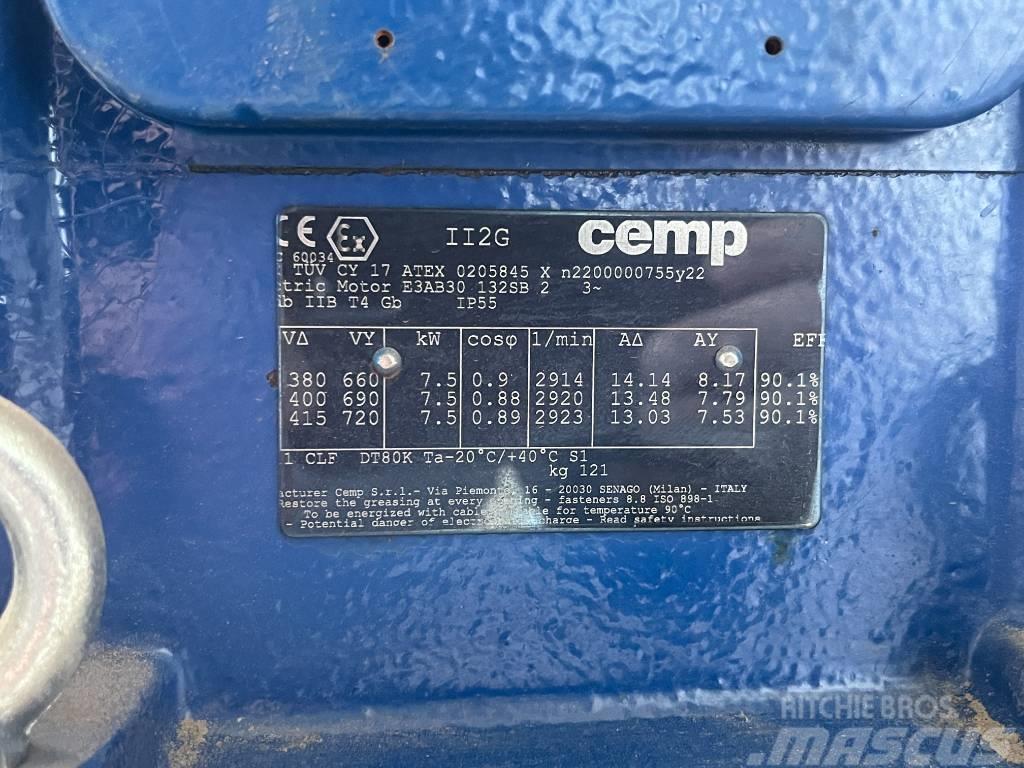  CEMP Electric Motor ATEX 400V 7,5kW 2900RPM Motorok