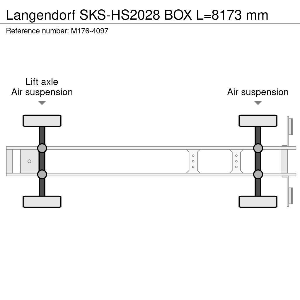 Langendorf SKS-HS2028 BOX L=8173 mm Billenő félpótkocsik