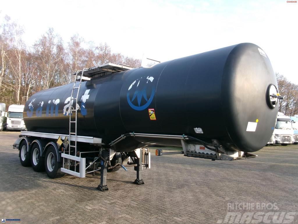 Magyar Bitumen tank inox 29.5 m3 / 1 comp + pump / ADR 13 Tartályos félpótkocsik
