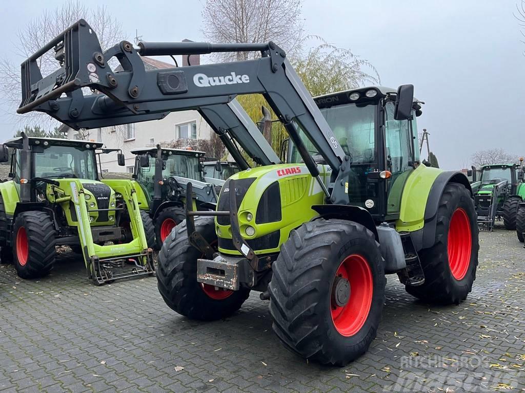 CLAAS ARION 640 CIS + QUICKE Q65 Traktorok
