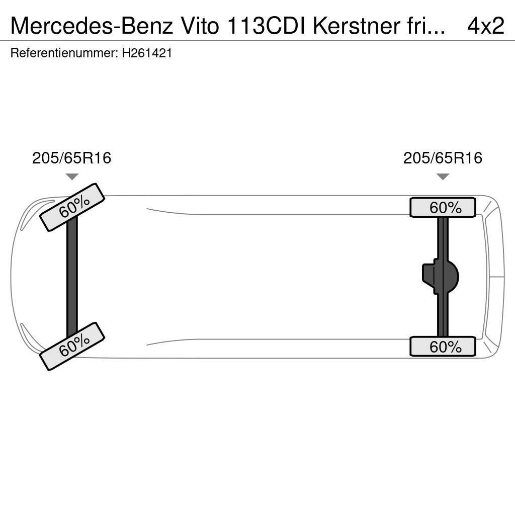 Mercedes-Benz Vito 113CDI Kerstner frigo diesel/Electric - A/C - Hűtős
