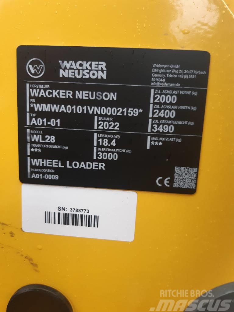 Wacker Neuson WL28 Gumikerekes homlokrakodók