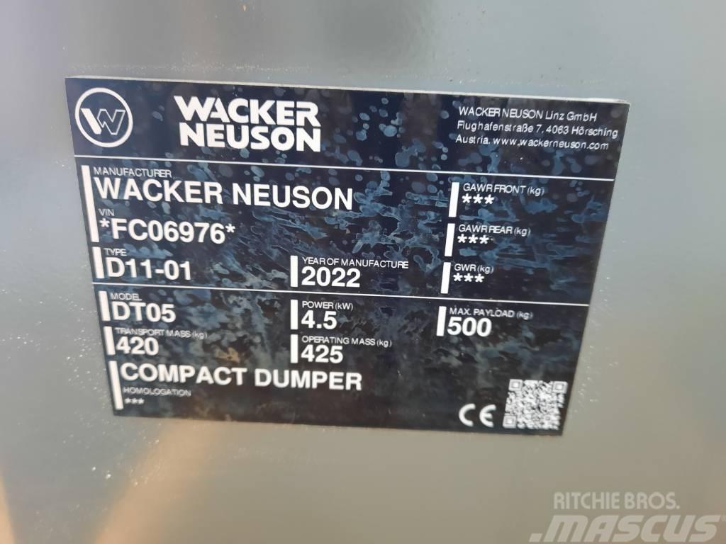 Wacker Neuson DT 05 Lánctalpas dömperek